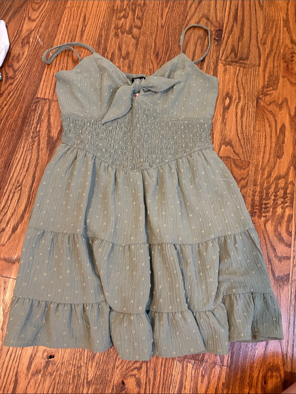 Army Green Mini Dress